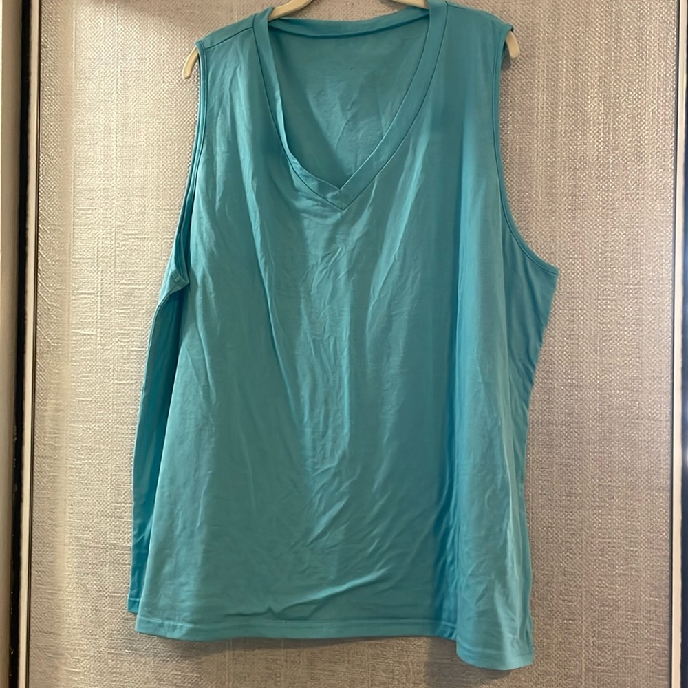 Sky blue tank top